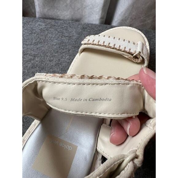 Dolce Vita Debra Ivory Suede Women’s Sandals size 9.5 Comfortable! NWB - Picture 6 of 7